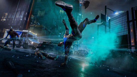 Gotham Knights Best Nightwing Abilities: Nightwing can be seen