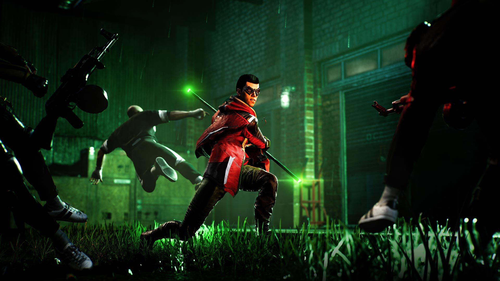 Gotham Knights Best Robin Skills: Robin can be seen pulling off a wide sweep attack