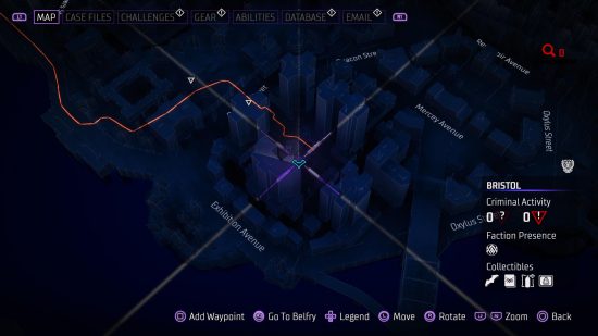Gotham Knights Street Art Locations: The map location can be seen