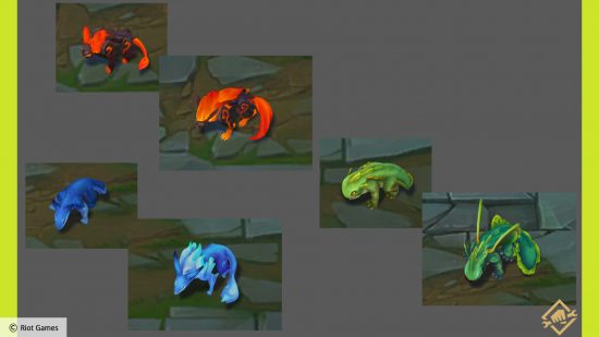 League of Legends jungle avatars: concept art