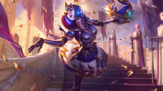 LoL Worlds 2022 Orianna disabled: A splash art for Orianna's Victorious skin in League of Legends