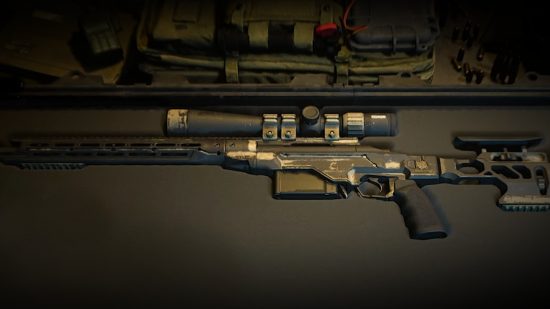 Modern Warfare 2 best sniper rifle SP-X80 temp: an image of the sniper rifle in question