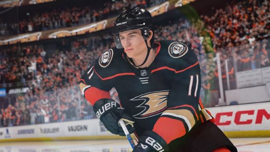 NHL 23 PS4 To PS5 Upgrade: A player can be seen skating
