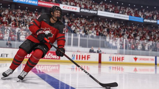 NHL 23 Soundtrack: A skater can be seen