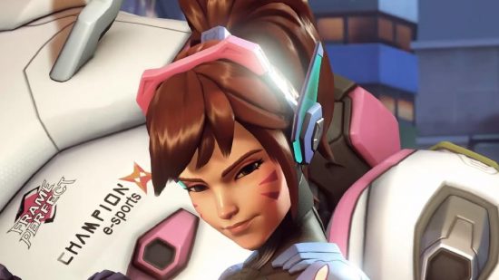 Overwatch 2 Best Tank Characters: D.Va can be seen in front of her mech