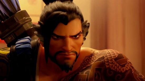 Overwatch 2 Hanzo arrow hitbox broken: an image of an angry man with his shoulder out