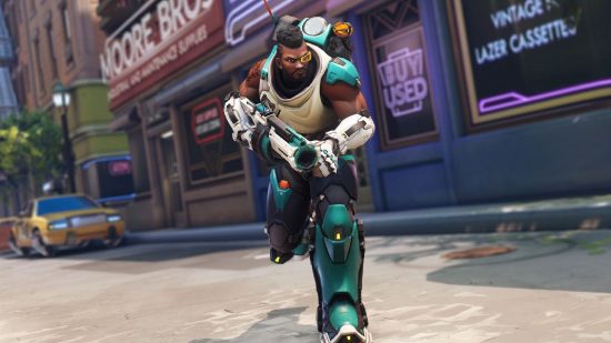 Overwatch 2 Locked Heroes Characters: Baptiste can be seen running
