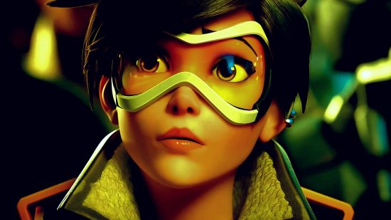 Overwatch 2 McDonalds free skin: an image of Tracer looking sad