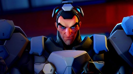 Overwatch 2 Sigma voice line hates shoes: an image of Sigma looking angry