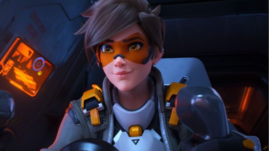 Overwatch 2 Starting Heroes Characters Roster: Tracer can be seen