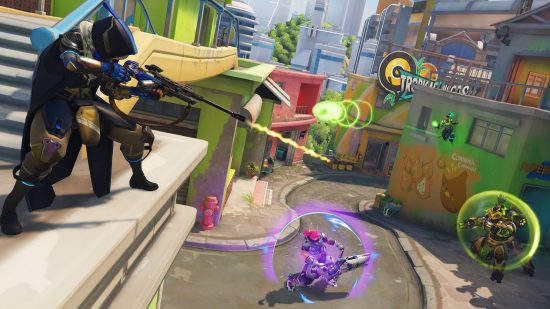 Overwatch 2 Where To Download Console PC: Ana and other characters can be seen fighting