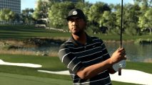PGA Tour 2K23 Early Access: A golfer can be seen swinging