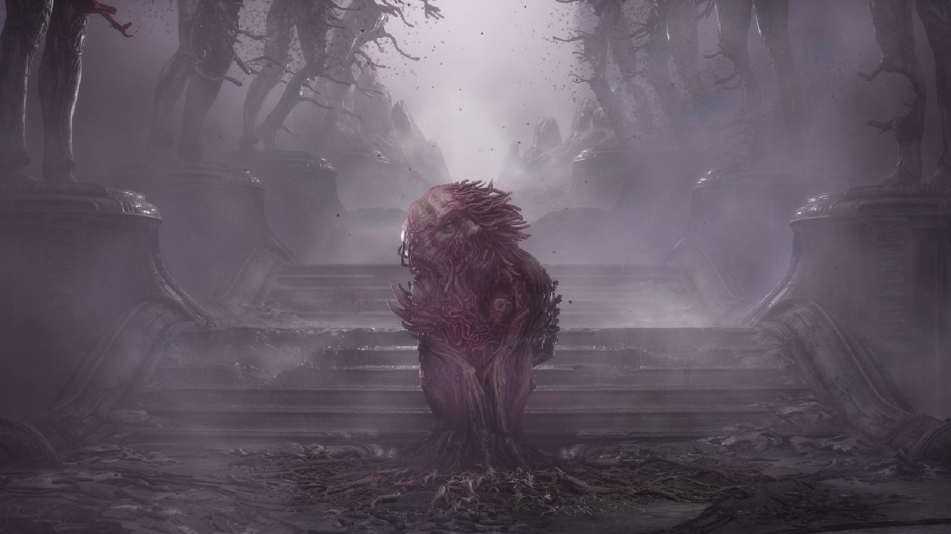 Scorn Ending Explained: The final shot of you body being consumed by the environment can be seen