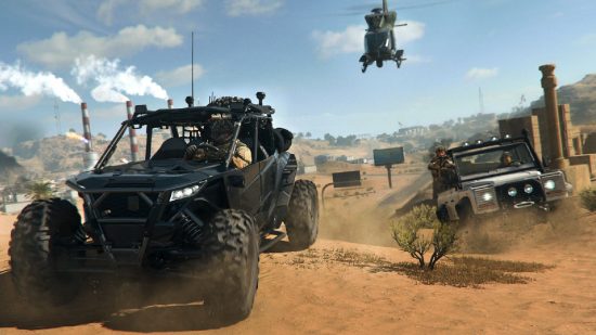 Warzone 2 vehicles: multiple players can be seen in a vehicle