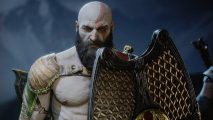 Game Awards Nominations 2022: Kratos from god of war ragnarok stands with a shield