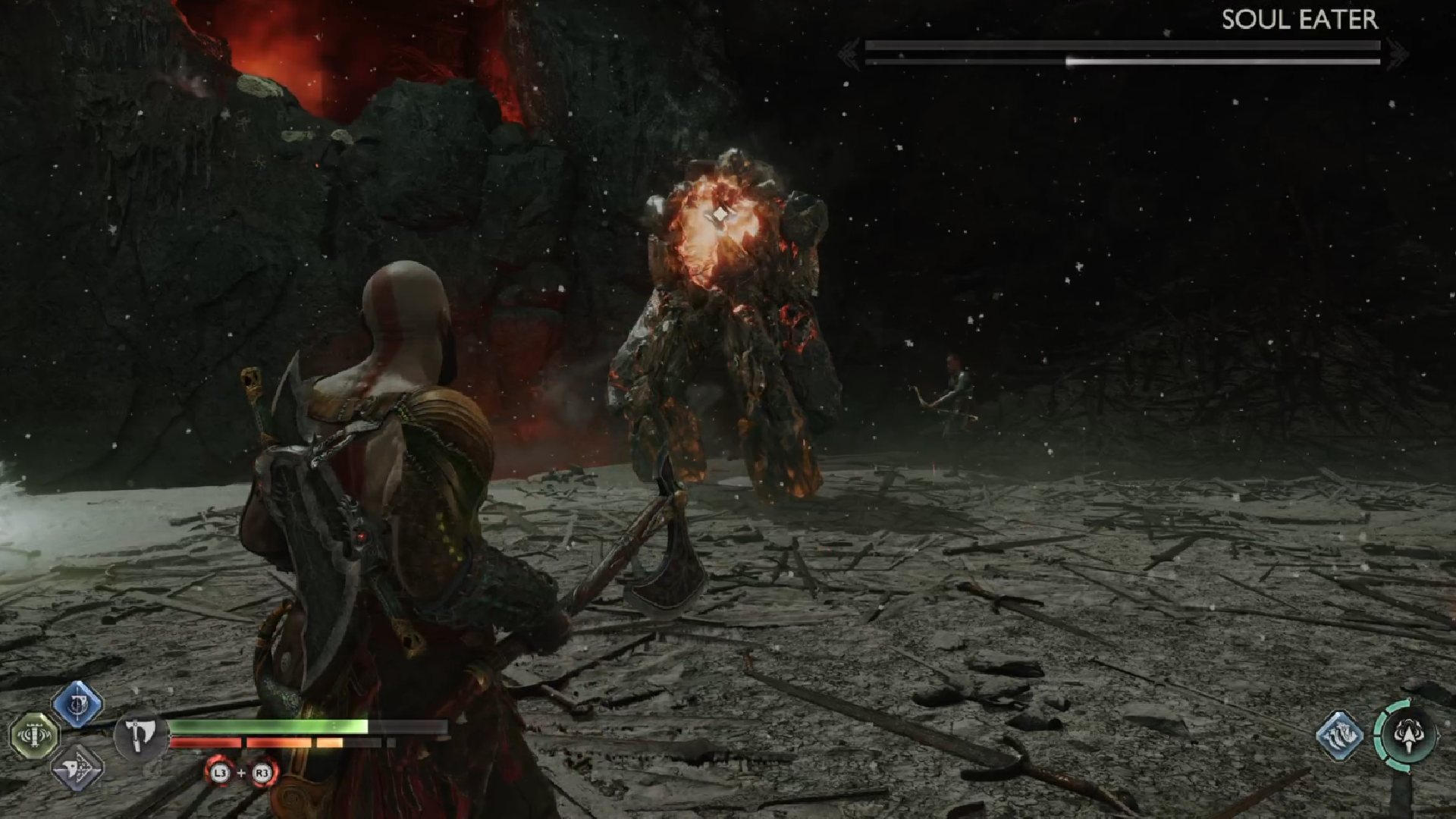 God of War Ragnarok Chaos Flame Locations: Kratos can be seen fighting a Soul Eater