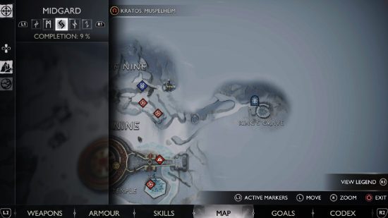 God of War Ragnarok Draugr Holes: The location can be seen on the map