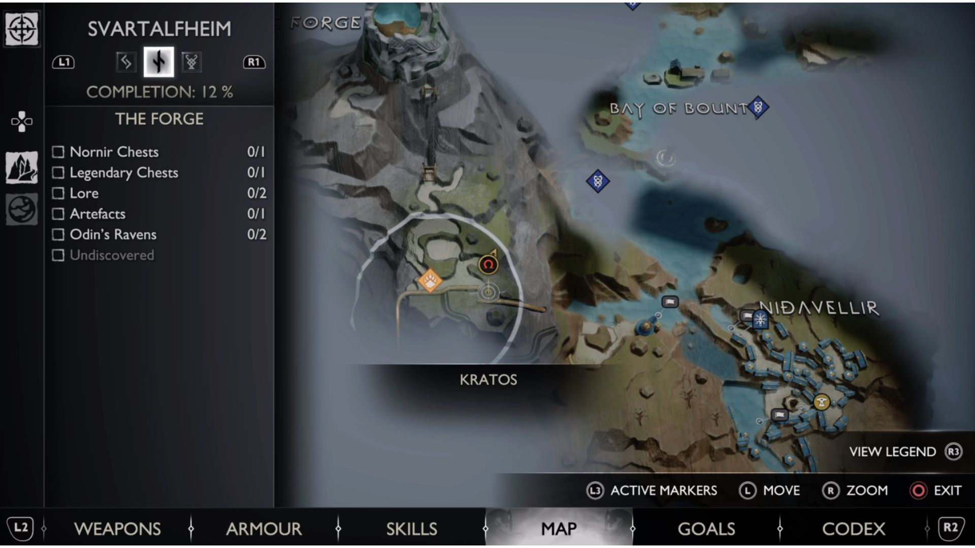 All God of War Ragnarok Ravens, locations and maps