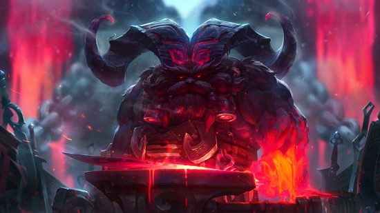 LoL patch 12.21 notes: The splash art for Ornn in League of Legends