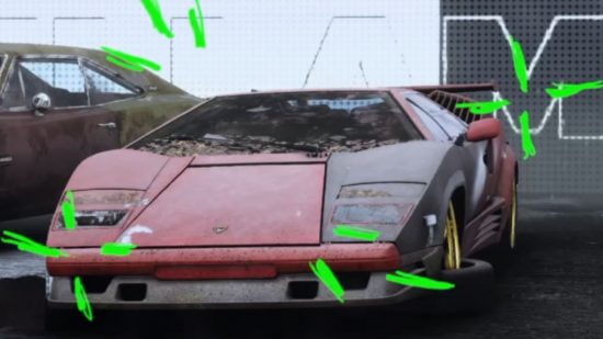 Need For Speed Unbound Best Starter Car: The Lambo can be seen