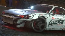 Need For Speed Unbound Turn Off Effects: A car can be seen racing