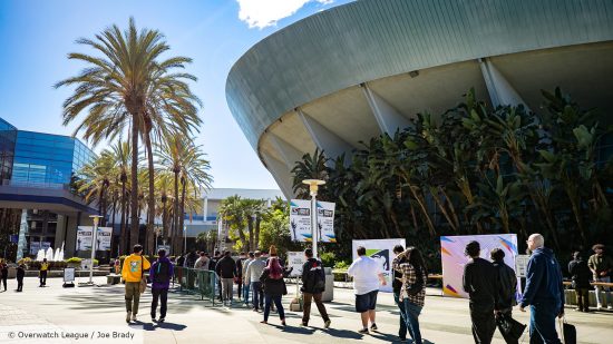 Overwatch League Grand Final 2022: Fans queuing to get into the Anaheim Centre for the OWL 2022 Grand Final