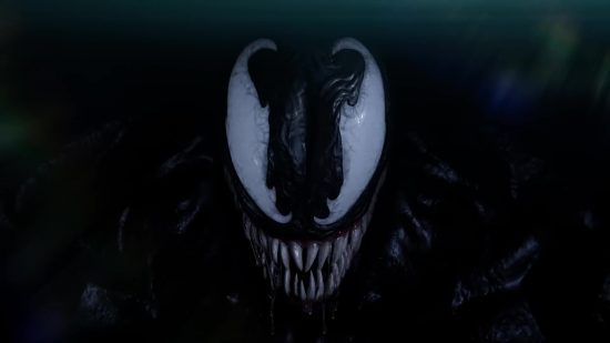 Marvel's Spider-Man 2 villains: Venom looking menacing.