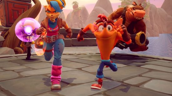Crash Team Rumble Wumpa League Multiplayer: Crash and others can be seen