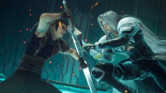 Final Fantasy 7 Crisis Core Reunion Voice Actors Cast: Zack and Sephiroth can be seen fighting