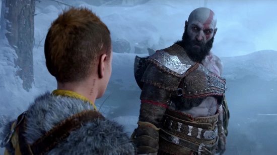 God of War Ragnarok update New Game Plus release window: Kratos and Atreus from GOW Ragnarok