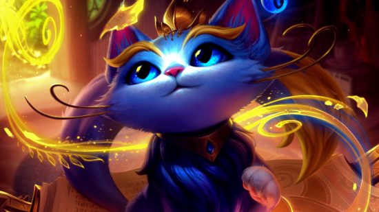League of Legends Yuumi rework insight: an image of the cat from Riot Games' MOBA