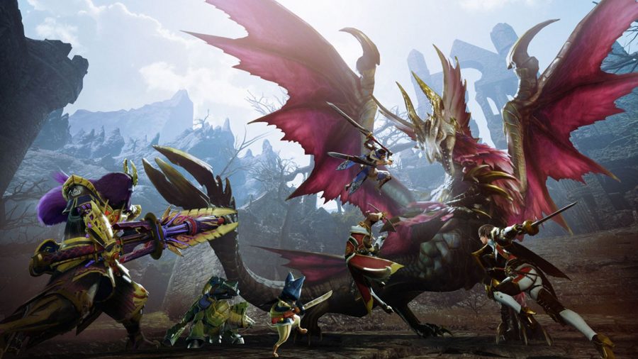 Monster Hunter Rise PS5 release date: players can be seen taking down a monster