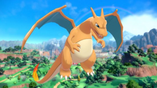 Pokemon Violet Breed Charizard: Charizard can be seen