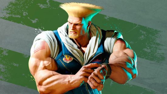 Street Fighter 6 modern controls future: Guille taps his watch in Street Fighter 6