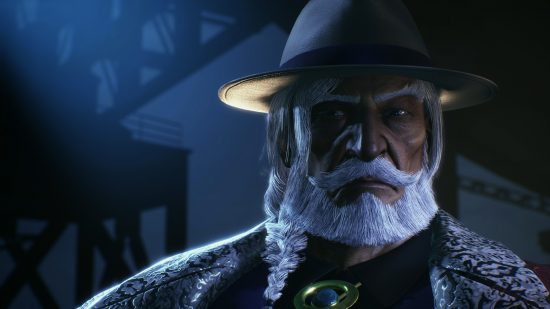 Street Fighter 6 new characters: An old man in a stylish hat and jacket with a bushy white beard