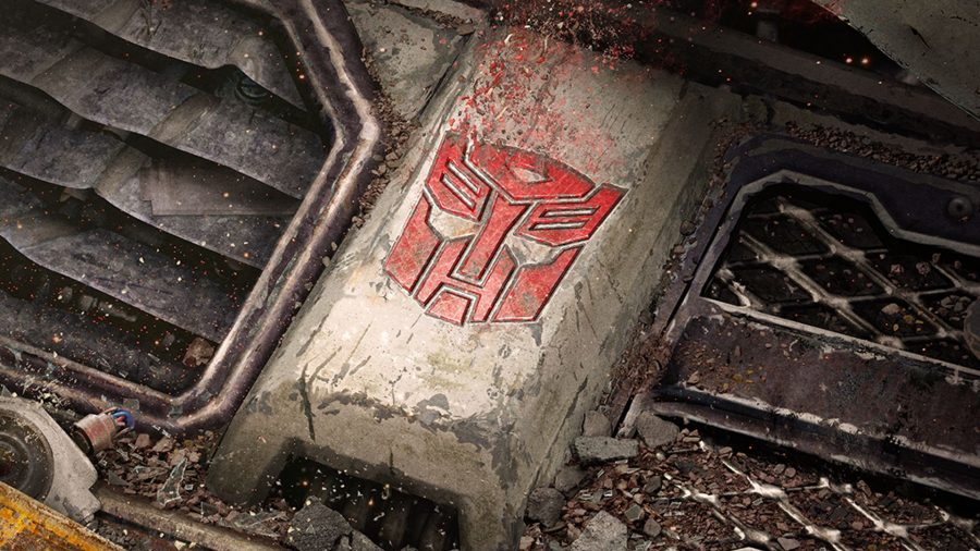 Transformers Reactivate: A Transformers symbol can be seen
