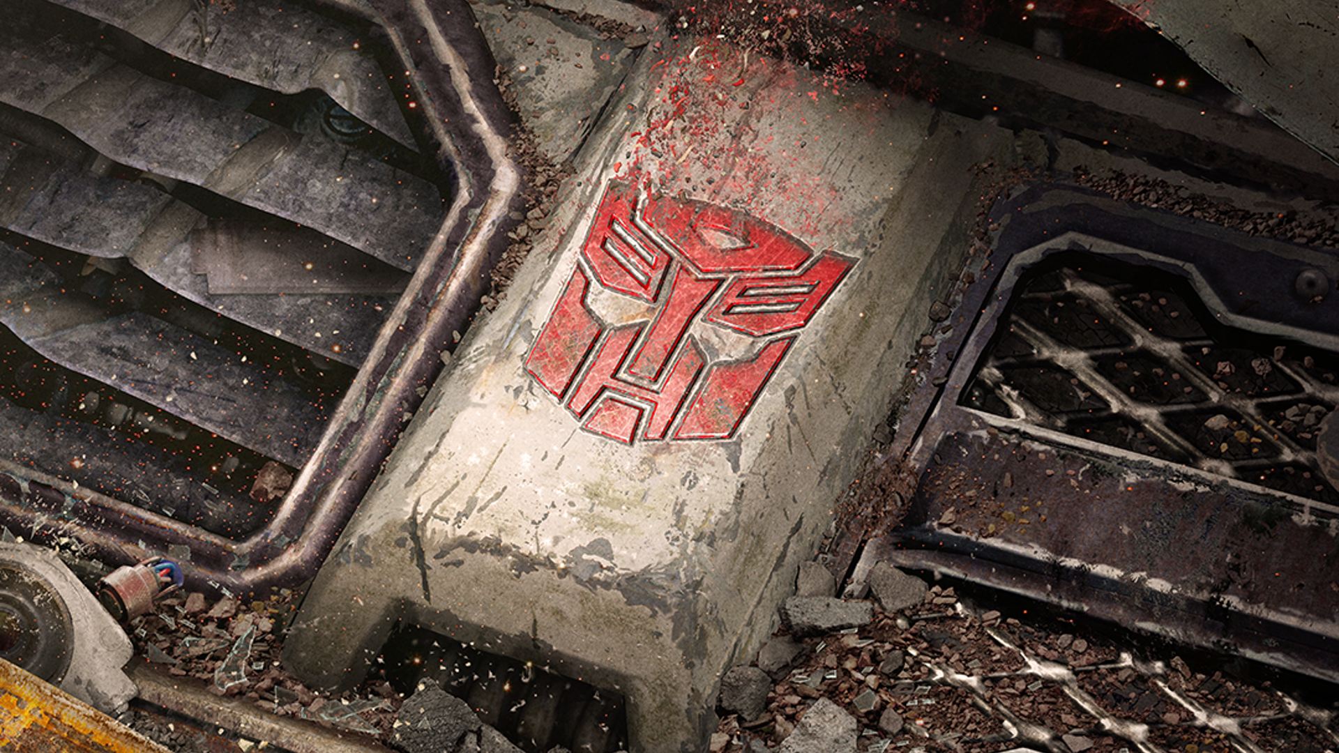 Transformers Reactivate: A Transformers symbol can be seen