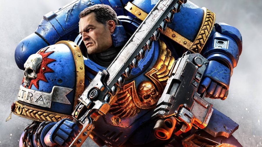 Warhammer 40K Space Marine 2: Titus can be seen