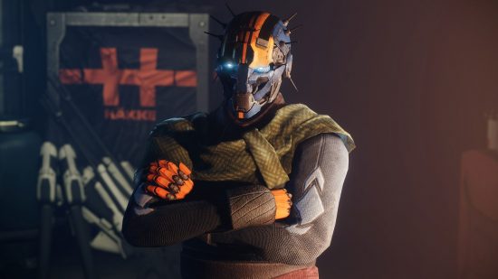 Destiny 2 Upgrade Modules: Banshee-44, the Gunsmith, the main vendor that sells Upgrade Modules to the player.