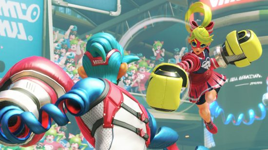 Best Switch co-op games: two fighters battle it out in ARMS
