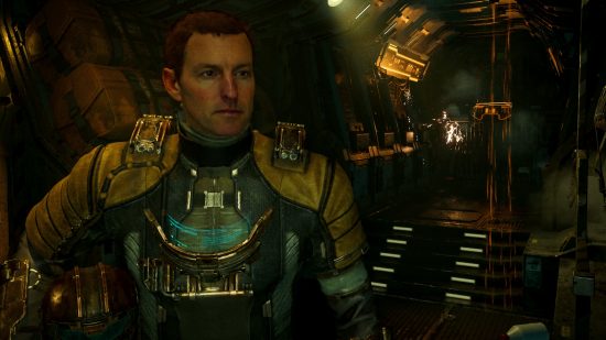 Dead Space remake review: an image of Isaac Clarke from the horror game