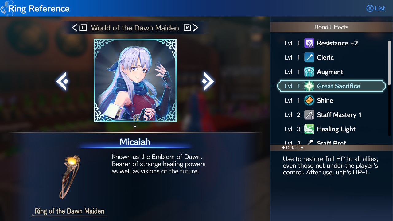 Fire Emblem Engage SP Farm: Micaiah's attack screen can be seen