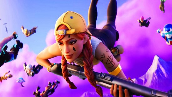 Fortnite characters dropping into the island in Chapter 4 Season 1
