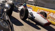 Forza Motorsport Game Pass: A car can be seen with a person in it