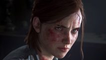 Ellie in The last of us part 2 on playstation 5