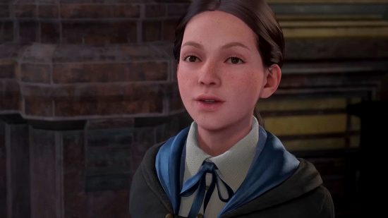 Hogwarts Legacy leaks mission types: an image of a Ravenclaw student from the Harry Potter RPG game
