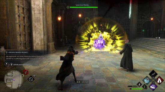 Hogwarts Legacy preview gameplay: a duel in the new Harry Potter game