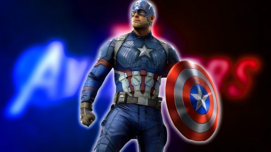 Captain American in the Crystal Dynamics game Marvel's Avengers