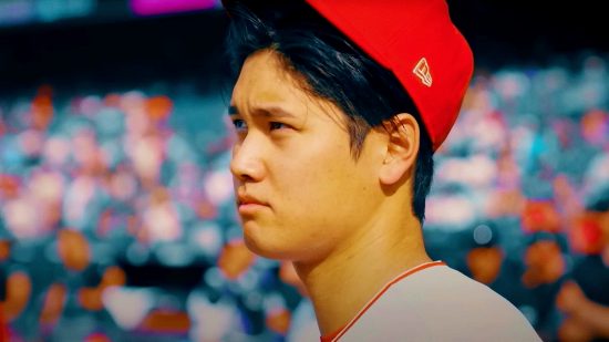 MLB The Show 23 cover athlete reveal: an image of Shohei Ohtani from the last reveal from PlayStation