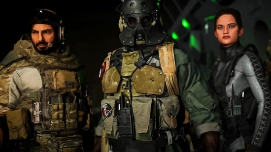 Modern Warfare 2 Season 2 delay: an image of three operators from the FPS shooter